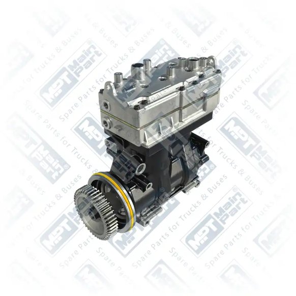 1) 9127180030,2234907, 2234907 DAF CF 510 EURO6 Compresor de aire, Bicilíndrico, MPT Main Part