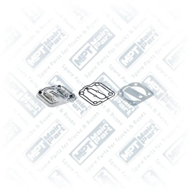 1) I38147F0064,II38147F0064,5411300820, 4.LP.0503 Compressore d'aria, Piastra della valvola, MPT Main Part