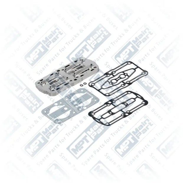 1) , 3.LP.0109 Air Compressor, Valve Plate, MPT Main Part