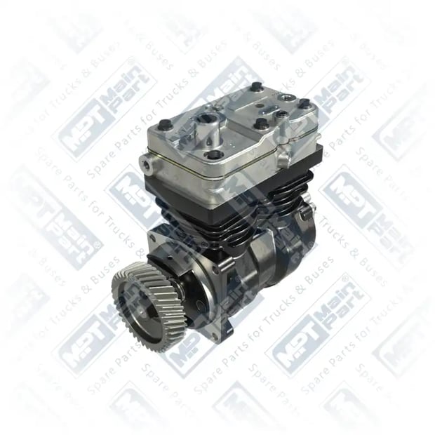 1) 4115530020,9061301815, 4.LK.2205 Compressor de ar, Cilindro duplo, MPT Main Part