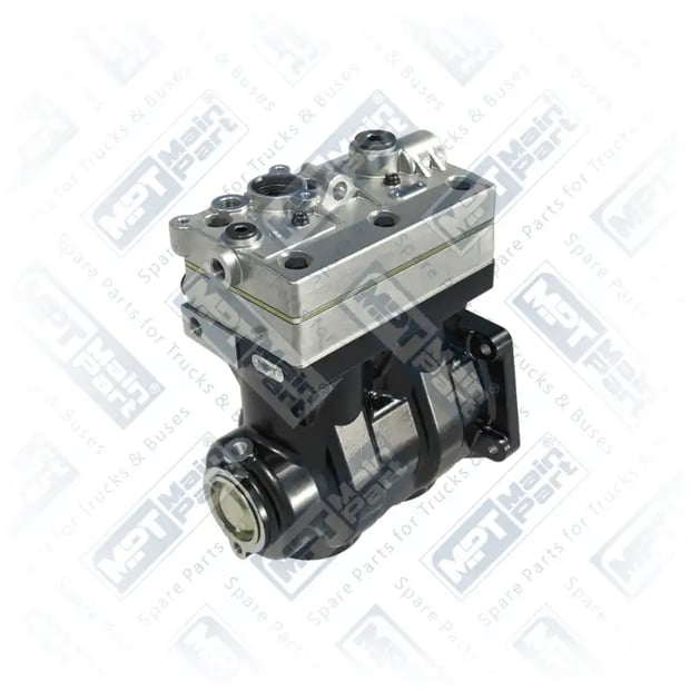 2) 9125120060,9125120067,20770303, 20770303 VOLVO Compresseur d'air, Double cylindre, MPT Main Part