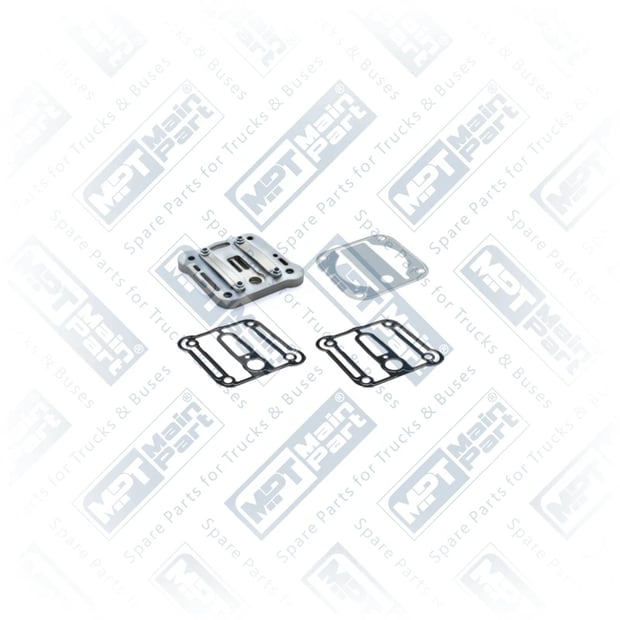 1) 51541246003,SEB01694004, 3.LP.0103 Compressor de ar, Placa da válvula, MPT Main Part