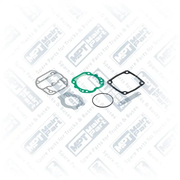 1) 4111425070S2,4111425660S2,4111426810S2,4111428800S2,4111429600S2,4111436800S2,4111436820S2,4111438610S2,4111438810S2,01173720S2,01174474S2, 9.LP.1004 Luftkompressor, Reparaturset, MPT Main Part