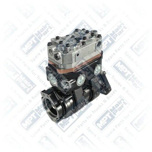 2) K068756N00,K068756N10,LK4984,5339231, 15.LK.2801 Compressor de ar, Cilindro duplo, MPT Main Part