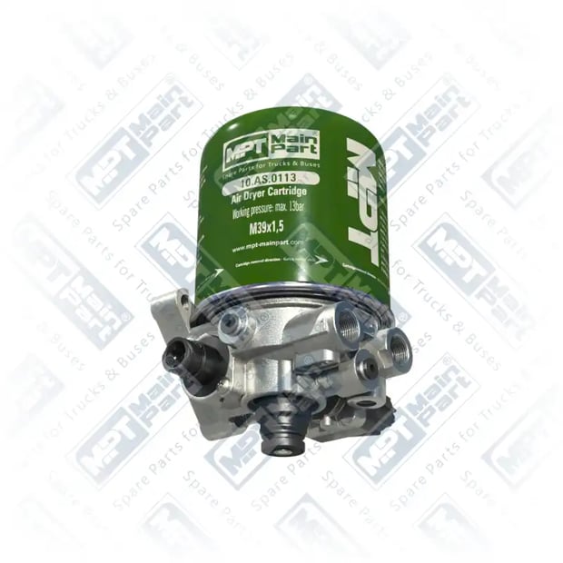 1) 81521026105,81521026220,81521026318,4324101340, 23.AS.0125 Air Dryer Valve, Complete, MPT Main Part