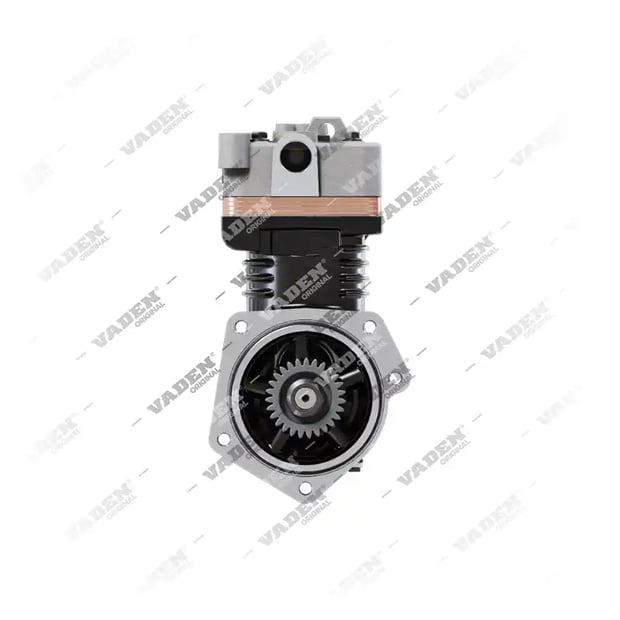 7) 20429343SP1,3173001SP1,8113405SP1,85000066SP1,LP4985SP1, 8113405SP1 VOLVO (7600 880 002, 1677848 avec engrenage), Double cylindre, Compresseur d'air, Vaden