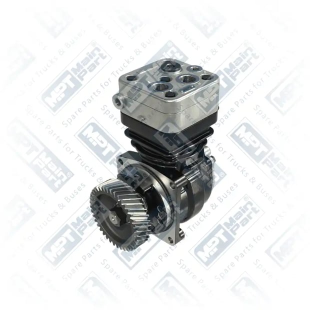 1) 4111510000,8845034370,9061300615, 4.LK.2004 Compressor de ar, Mono Cilindro, MPT Main Part