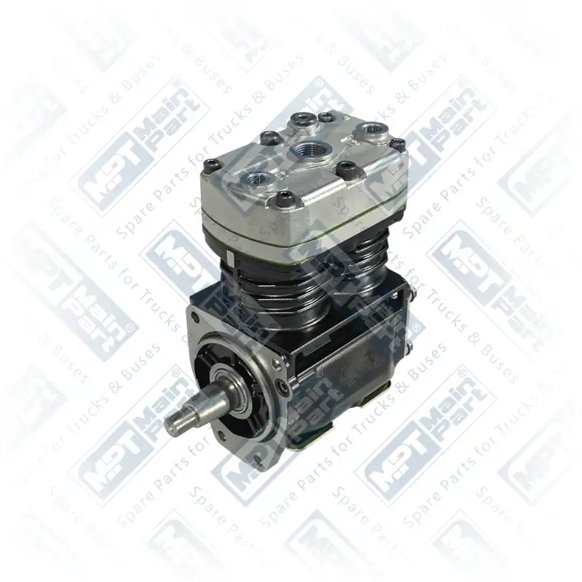 1) 5000249830,5000670603,5000694446,7485003204,LP4943,SEB01158000,SEB01158X00, 5000670603 Compresor de aire, Bicilíndrico, MPT Main Part