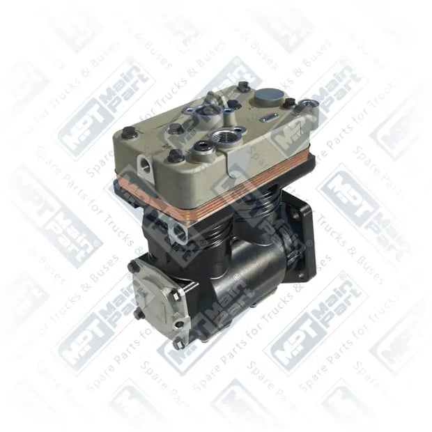 2) II30899,II30899ATV,II30899V,K000237000,K000237C57,K000237X00,K000237X57,LP4960,20442353,8112851,8157550,85000065, 85000065 VOLVO Sprężarka powietrza, Dwucylindrowe, MPT Main Part