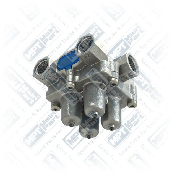 2) 9347144010,81521516100, 9347144010 WABCO Valve de protection à 4 circuits, MPT Main Part