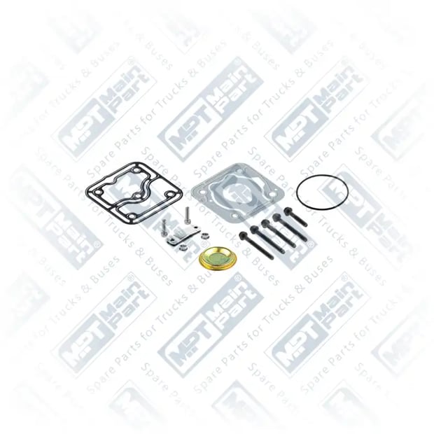 1) , 3.LP.0509 Compressor de ar, Kit de reparo, MPT Main Part