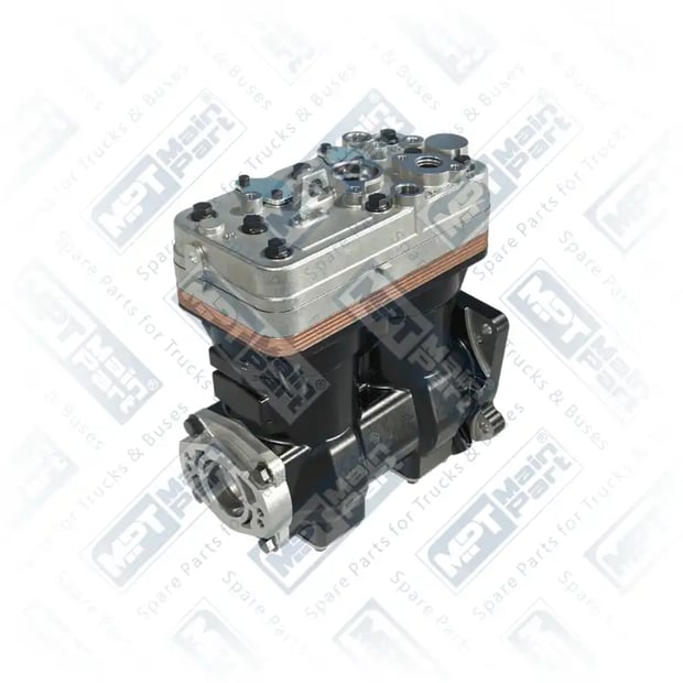 2) K009403,K055985N00,K055985X00,LK4930,1537794,1745702,2032484, 2.LK.0501 Compresor de aire, Bicilíndrico, MPT Main Part