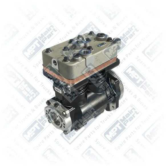 2) 1380457SP2,1470304SP2,1514064SP2,1728435SP2,1770607SP2,1784109SP2,179663SP2,1796663SP2,571287SP2,K003960SP2,K012799SP2,K014896SP2,K016615SP2,K016615000SP2,K016615ESSP2,LK4941SP2,LP4965SP2, 1728435 SP2 Compresor de aire, Bicilíndrico, MPT Main Part