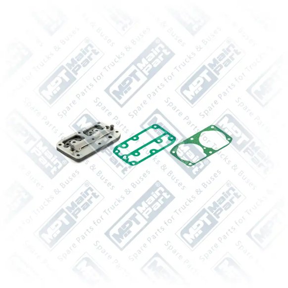 1) 1697770,I81015004, 1.LP.1103 Compressore d'aria, Piastra della valvola, MPT Main Part