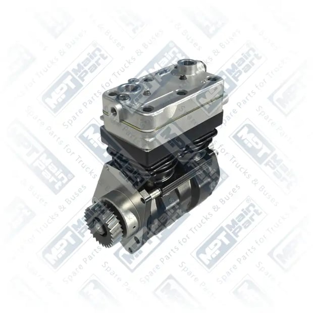 1) 9115531030,4571302215, 4.LK.0205 Compressor de ar, Cilindro duplo, MPT Main Part