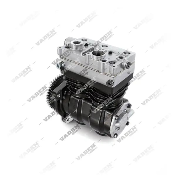 2) 4127040190SP1,4127040197SP1,21225199SP1, 412 704 019 7 SP1 (7600 850 009, 20364148 avec engrenage), Double cylindre, Compresseur d'air, Vaden