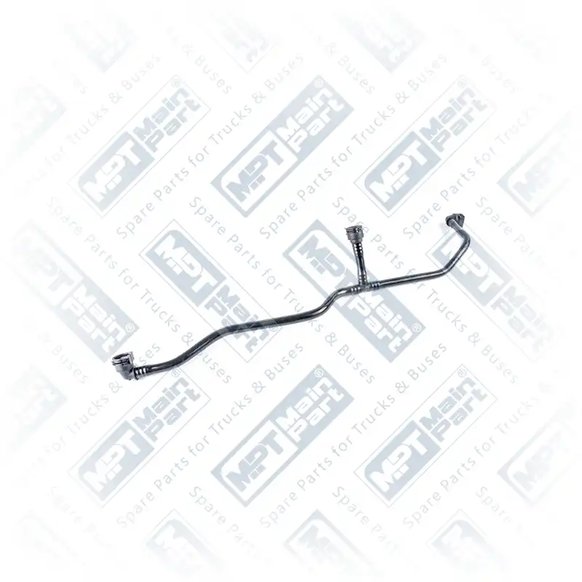 1) 4712009252, A4712009252 MERCEDES BENZ ACTROS MP4 / MP5 Compressore d'aria, Tubo dell'acqua, MPT Main Part