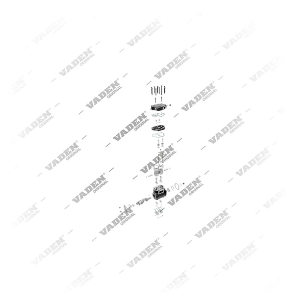 9) 1189107,1314107,1348920,301525,KZ996, 1189107 Doppio cilindro, Compressore d'aria, Vaden