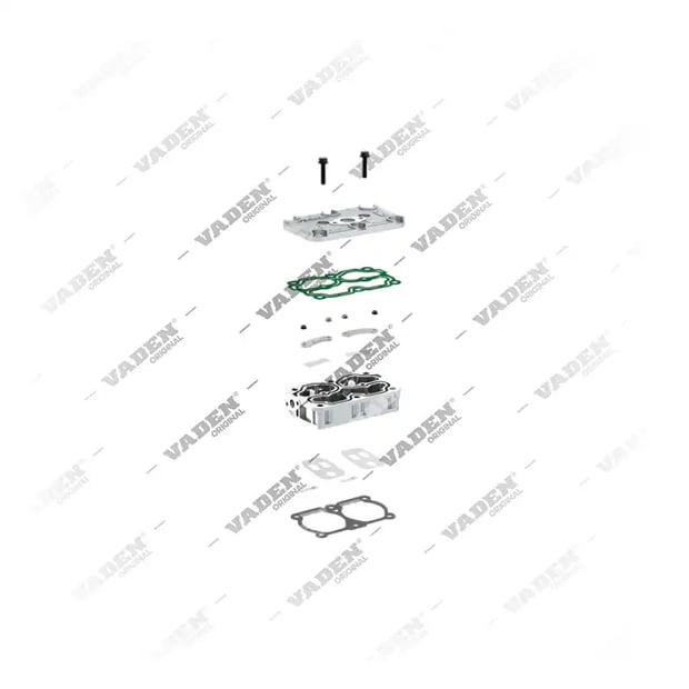 2) 76625201000,K007996,K029207K50,93161842,93162116, 76625201000 KNORR-BREMSE Cylinder Head, Air Brake Compressor Repair Kits, Vaden