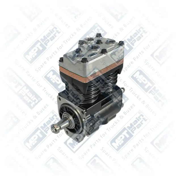 1) LP4827,LP4845,SEB01452AT,SEB01452ES,SEB01455000,SEB01455C56,SEB01455R,SEB01455X00,SEB01455X06,SEB01455X56,SEB01478,SEB01527,SEB01527R,5000694824,5001836982,5001841651,5010295545,5010323738,7485003210, 5001841651 Luftkompressor, Zweizylinder, MPT Main Part