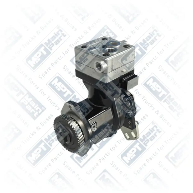 1) 9111555190,BG6X2875AA,3977020,87543702, 9111555190 WABCO Compressor de ar, Mono Cilindro, MPT Main Part