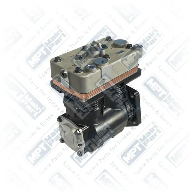 2) 20429343,3173001,8113405,85000066,LP4985, 1.LK.0906 Compresseur d'air, Double cylindre, MPT Main Part