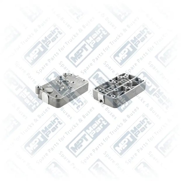 1) SEB01583004, 5.LP.0917 Compressor de ar, Cabeçote, MPT Main Part