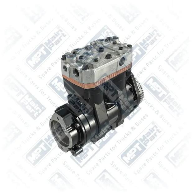 2) K03378N00,LP4862,9P924910, 17.LK.0901 Compresor de aire, Bicilíndrico, MPT Main Part