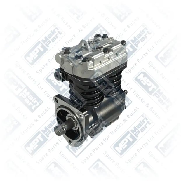 1) II15993000,II15993AT,II15993AT000,II15993C07,II15993C57,II15993V,II15993X00,II15993X07,II15993X57,LP4825,8112427,81124273,8150407, 1.LK.0601 Compresor de aire, Bicilíndrico, MPT Main Part