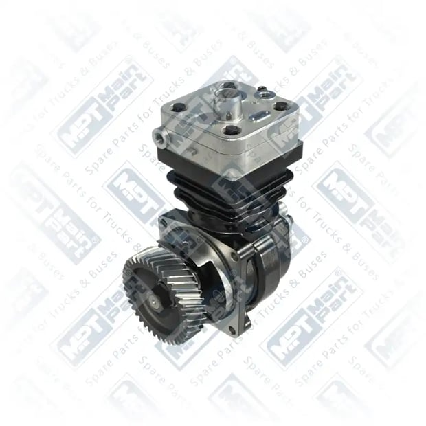 1) 9061305015,9061305715,4111510120, 9061305015 MERCEDES BENZ ATEGO 2 1017 Sprężarka powietrza, Jednocylindrowa, MPT Main Part