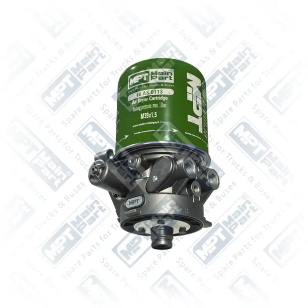 1) II30444,II30444N50,II30449,II30449AT,LA8235, 22.AS.0045 Secador de ar, sistema de ar comprimido, Completo, MPT Main Part