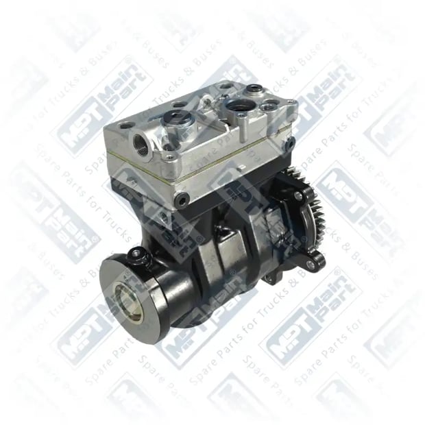 2) 20569251SP1,20774383SP1,9125120050SP1, 1.LK.1911 Compressor de ar, Cilindro duplo, MPT Main Part