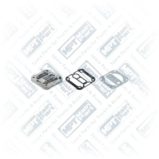 1) SEB01916004, 15.LP.1106 Luftkompressor, Ventilplatte, MPT Main Part