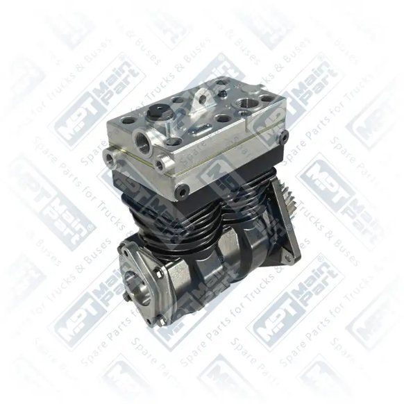 2) 9125101070,4601300015, 9125101070 WABCO Kompresör, Çift Silindirli, MPT Main Part