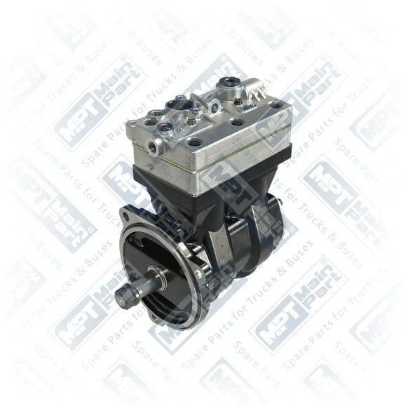 1) 20765890,20845313,20850846,4127040120,4127040150, 20765890 Air Compressor, Twin Cylinder, MPT Main Part