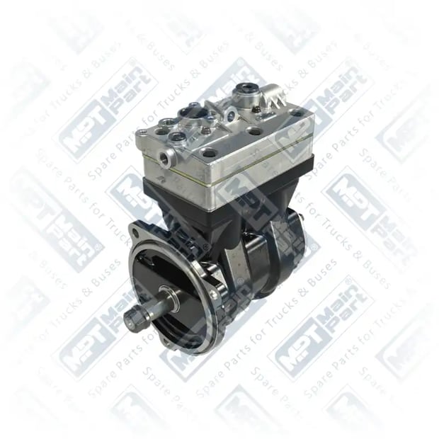 1) 20765890,20845313,20850846,4127040120,4127040150, 20850846 VOLVO Compresseur d'air, Double cylindre, MPT Main Part