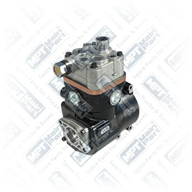 2) K015948,K015948ES,K071289N00,K071289N04,K071289X00,K082069N04,K118684N04,LP3997,51541007116,51541007121,51541007204,51541007231, 51541007121 MAN TGA 26.320 Compresseur d'air, Monocilindrico, MPT Main Part