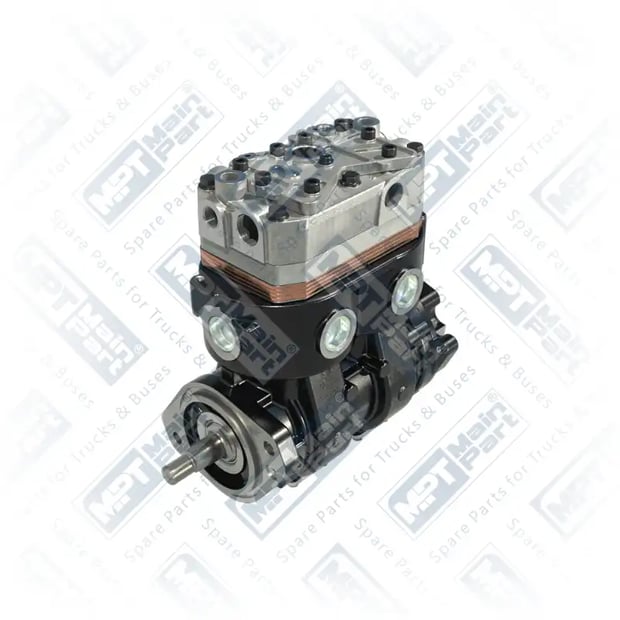 1) K068756N00,K068756N10,LK4984,5339231, 15.LK.2801 Compressor de ar, Cilindro duplo, MPT Main Part