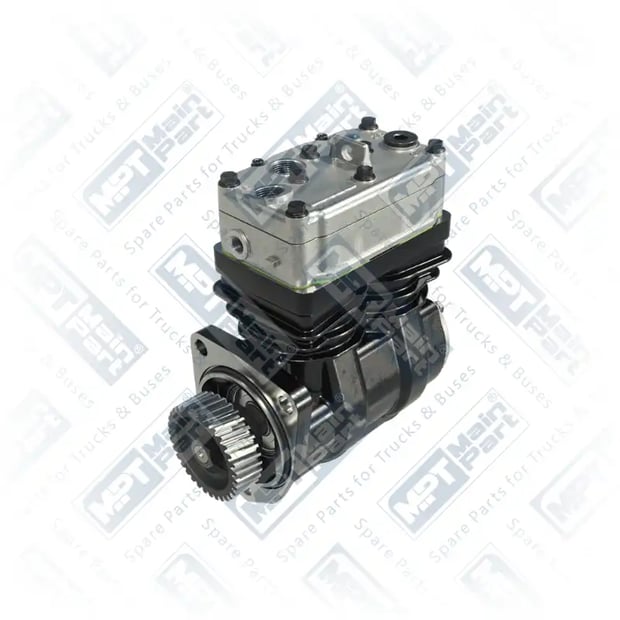 1) 9115051500,9115051507,1626060,5003460, 1.LK.1002 Compresor de aire, Bicilíndrico, MPT Main Part