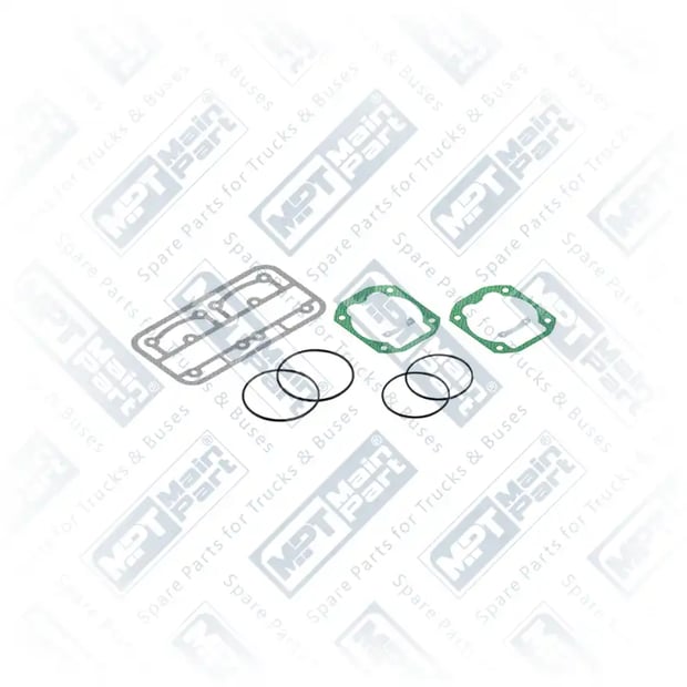 1) 81549016014,II308970051, 3.LP.0906 Compressor de ar, Kit de juntas, MPT Main Part