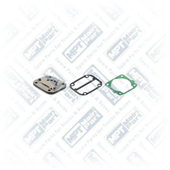 1) I38717F004,I80408004,0001304920, I80408004 KNORR-BREMSE Compressore d'aria, Piastra della valvola, MPT Main Part