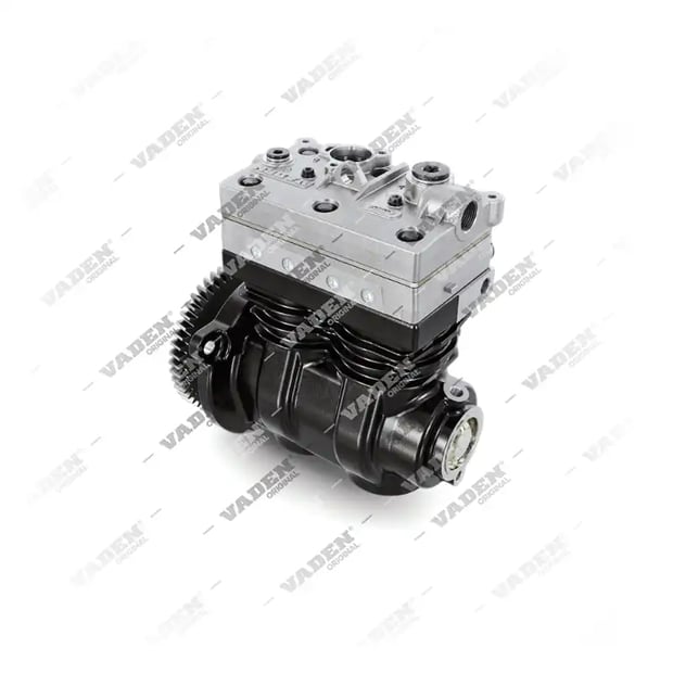 2) 9125140090SP2,7422062019SP2, 912 514 009 0 SP2 (7600 850 006, 8131848, 7408131848 com engrenagem), Cilindro duplo, Compressor de ar, Vaden