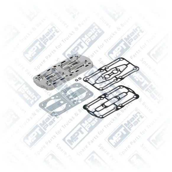 1) 51541246005,K019525, K019525 Compresor, Placa de válvulas, MPT Main Part
