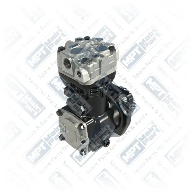 2) K004640,K004640C07,K004640C57,K004640V,K004640X00,K004640X07,K004640X57,LK3841,20568592,85000344, 1.LK.0301 Компрессор воздуха, Одноцилиндровый, MPT Main Part