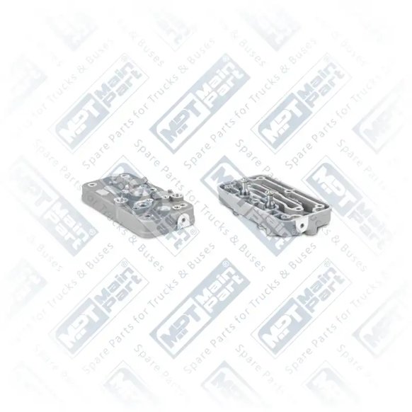 1) K012189, 2.LP.0501 Luftkompressor, Zylinderkopf, MPT Main Part