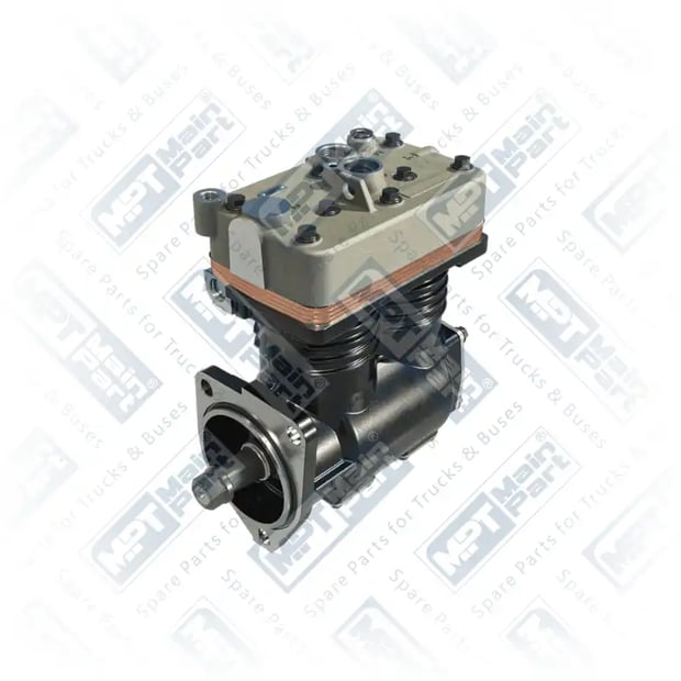 1) II33164,II33164000,II33164AT,II33164V,II33164X00,LP4967,8113003,8113023,81130239,9521675, 1.LK.0502 Компрессор воздуха, Двухцилиндровый, MPT Main Part