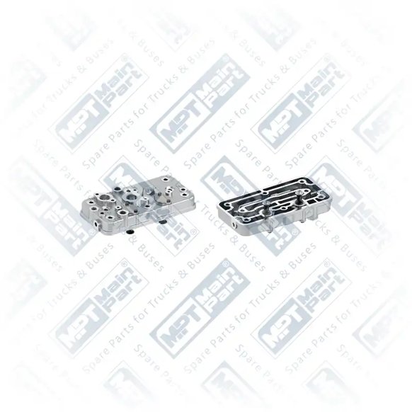 1) K017529, K017529 Compressor de ar, Cabeçote, MPT Main Part