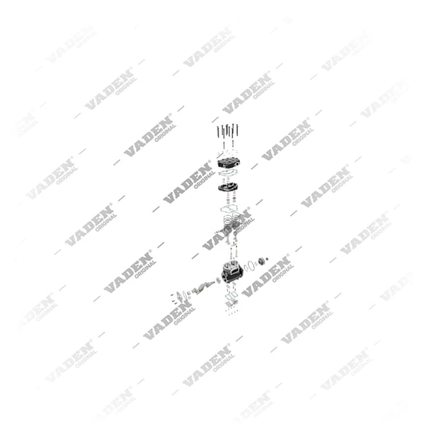 9) 1080437,1186722,1188844,1570594,1590264,1612335,1186722SP,KZ433,KZ433\1RM,KZ433\1X50, 1186722SP KNORR-BREMSE (7600 750 004, 423087 z przekładnią), Dwucylindrowe, Sprężarka powietrza, Vaden