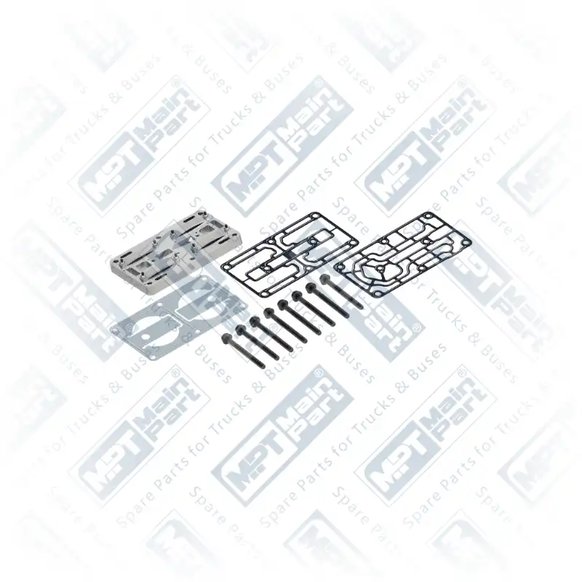 1) K091891K50, 4.LP.4205 Compresseur d'air, Plaque de soupape, MPT Main Part