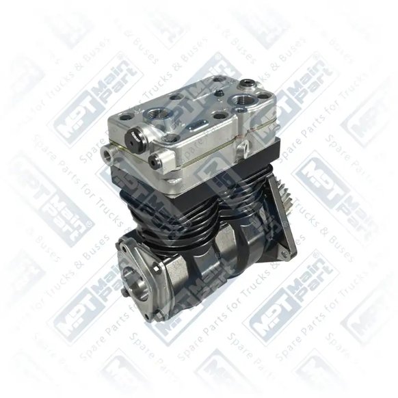 2) 9115532030,4571304715, 4571304715 MERCEDES BENZ AXOR 2 3335 Compressor de ar, Cilindro duplo, MPT Main Part